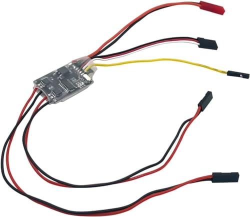 Dual Way ESC 2S-3S Régulateur de vitesse bidirectionnel 5A Brushed ESC Lipo ESC pour RC modèle Bootstank 130 180 Brushed Motor Pièces de rechange