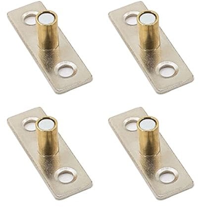 4 guías de puerta corredera, 8 mm de diámetro, rueda guía de localizador para el suelo de la puerta del armario del hogar