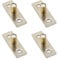 4 guías de puerta corredera, 8 mm de diámetro, rueda guía de localizador para el suelo de la puerta del armario del hogar