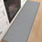 Color&Geometry 44x150 cm Alfombrilla Cocina Lavable Antideslizante, Alfombra vinilica Cocina, antifatiga, Antideslizante, Alfombra de Cocina Acolchada con Espuma para Estar de pie, cómoda, Gris