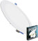 LED ATOMANT Pack 4x Downlight LED Panel Extraplano Redondo 220mm 20W, 1800 lumenes, Color Luz Fria (6500K), Corte estandar 200mm, Driver incluido
