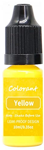 bephible 10 ml Kerzenfarbe – Color Essence Seife, Kerze, Farbfarbe, Sojawachs, Paraffin-Färbemittel für Zuhause, Gelb