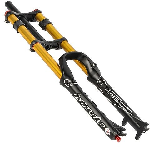 Downhill Mountain Bike Forcella 26 27.5 29 Forcella Pneumatica Viaggio 130mm Freno A Disco Forcella Dritta Regolazione Estensione QR Blocco Manuale