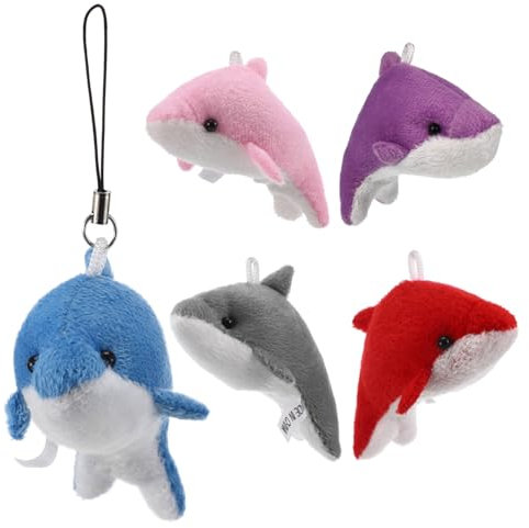 BCOATH Stressabbauender Delphin- Plüsch-schlüsselanhänger Delphin- Für Handtasche Und Telefon
