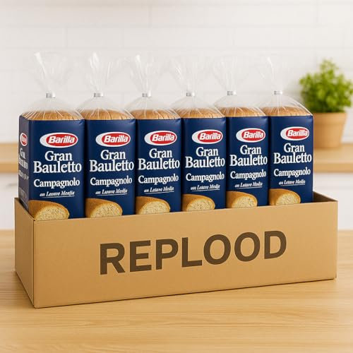 Gran Bauletto 465g – Confezione da 6 Pani Morbidi con Farina di Grano Duro e Semi Selezionati | Pane a Fette Soffice e Gustoso, Senza Olio di Palma