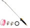 Stainless Steel Angled Extension Wand Lance, Spray Bar Replacement, 3/8 Brass Barb, Adjustable Nozzle, Lockable Valve for Garden, Backpack Sprayers