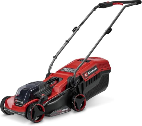 Einhell Tondeuse à Gazon sans Fil GE-CM 18/32 C Li BL-Solo | PXC | 18 V | largeur 32 cm | jusqu’à 270 m² | moteur Brushless | bac 27 L | coupe près des bords | sans batterie