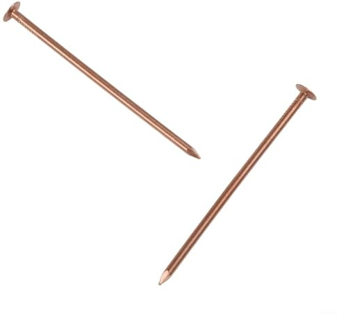 Women Copper Nails Root Elimination Spikes Tree Root Killer Stump Removal Nails Solid Copper 65mm 75mm 4-Inch for Trees and Stumps Gardening (E)