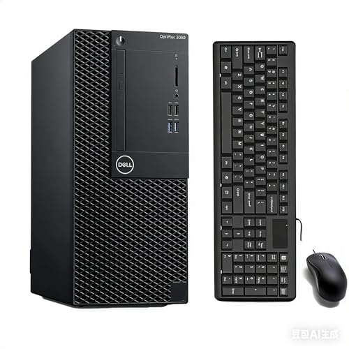Dell Optiplex 3060 Mini Tower Desktop, Intel Core i5-8400, 8 GB di RAM, SSD 256 GB, WiFi, Bluetooth, tastiera QWERTY americana, Windows 11 Pro (ricondizionato)