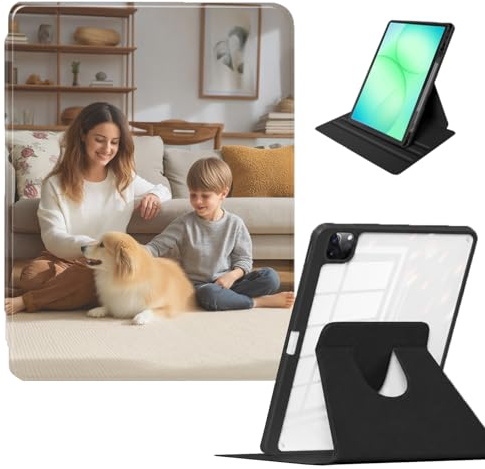 ZIMIORA Personalised Tablet Case for Samsung Galaxy Tab, Custom Photo Cover | Personalise your tablet case with a favourite photo, pet picture, artwork or special memory