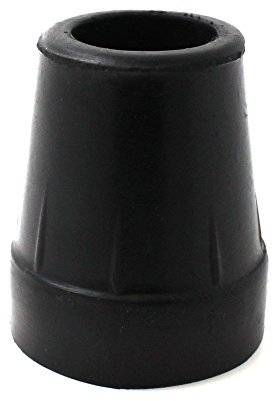 Lifeswonderful - 4 Stück Gummifüße Schutzkappen Spitzen für Gehstöcke - 19mm