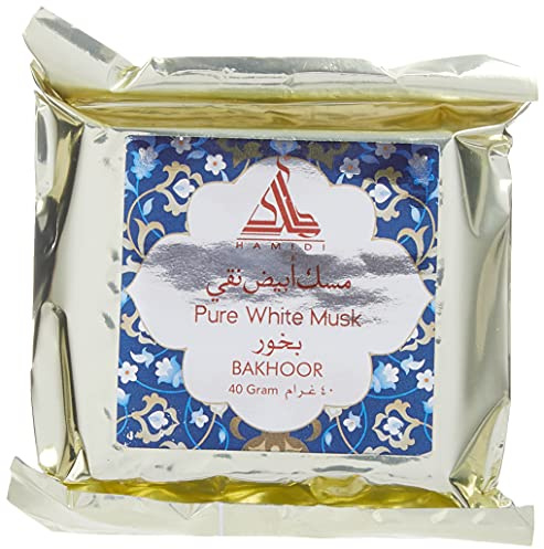 HAMIDI Bakhoor Pure White Musk, 40gm