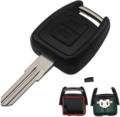 Pro Plip - Chiave completa con elettronica a programmare Plip compatibile con Opel Astra Vectra Zafira Ask 433.92 MHz Telecomando Vergine @Pro-Plip