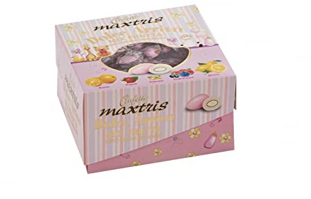 Confetti Maxtris Dolce Arrivo Rosa Alla Frutta - 2000 gr