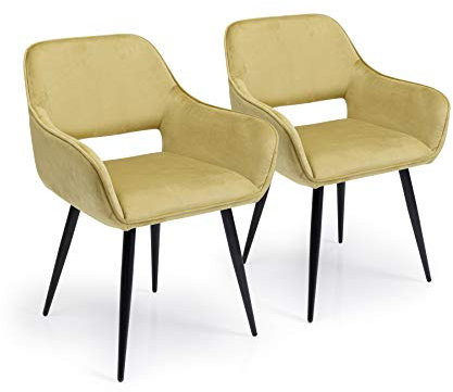 Kare Design Armlehnstuhl San Francisco Hellgrün (2/Set)