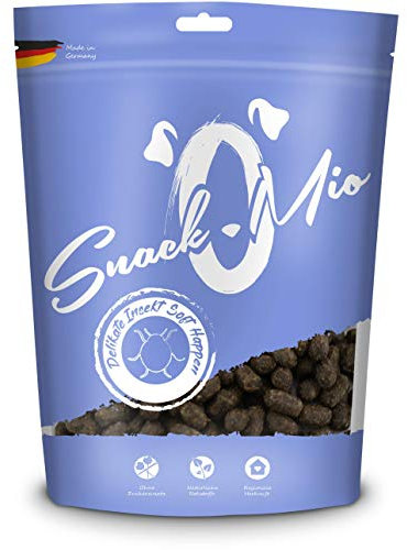 SnackOMio – Premium Hundesnack – delikate Insekten Soft Happen, getreidefrei, 1er Pack (1 x 125g)
