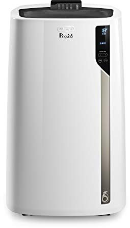 De'Longhi Pinguino PACEL98 Portable 10,700 BTU Air Conditioner with Eco Real Feel Technology, 3 in 1 Air Conditioning Unit, Rooms up to 100m³, Window Kit, A Energy Efficiency