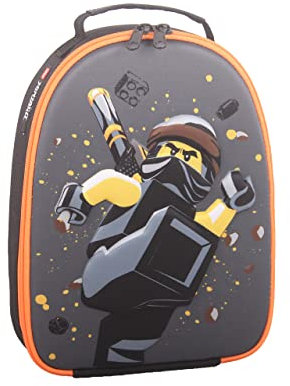 LEGO Ninjago Cole Kühltasche für Kinder, Fassungsvermögen 5 l, Schwarz / Grau