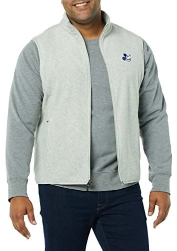 Amazon Essentials Disney | Marvel | Star Wars Gilet in Pile Uomo, Happy Mickey, XL