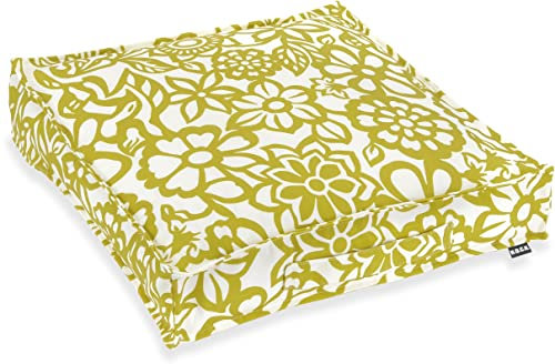 H.O.C.K. Paloma Outdoor Kissen inkl. Füllung und Matratzenkissen (50x50x10cm, Grün)