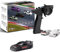 FLYCOLOR Turbo RC 1:76 Mini Sportwagen 4CH 2,4 GHz Fernbedienung Full Proportional RTR Kit mit 2 austauschbaren Karosserie Shell (C74-Schwarz)