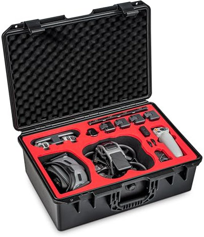 STARTRC Avata Tasche für DJI Avata Zubehör Wasserdichter Hartschalenkoffer für DJI Avata mit DJI Goggles 2/Goggles V2/FPV Controller/Motion Controller/4 Akku
