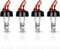 Minismus 4 cl Dosier Flaschenausgießer 4 Stück - Dosierhilfe Ausgiesser Für Flaschen - Universal - Geeignet zum Beispiel für Wein, Schnaps, Cocktails und Öl
