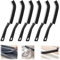 6 Stück Spaltreinigungsbürste,Hard-Bristled Crevice Cleaning Brush,Multifunktionale Reinigungsbürste für Fugen,Fugen und Spaltreinigungsbürste,Crevice Cleaning Brush,Fugenreinigungsbürste (6 Stück)