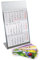 Timr Tischkalender zum Aufstellen aus Edelstahl I Bienen-Motiv I für 2 Jahre 2025/2026 I Hochformat 105 x 230 mm I 3-Monatsübersicht mit Block Magneten I mehrsprachig D/GB/F I 7 Motive I tr205