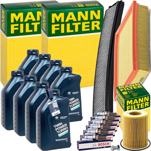Inspektionspaket passend für X3 E83 3er E46 320-30i + 8L 5W30 Öl