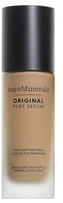 BAREMINERALS Original Pure Serum Radiant Natural Liquid Foundation SPF 20 Medium Neutral 3.5 (30 ml)