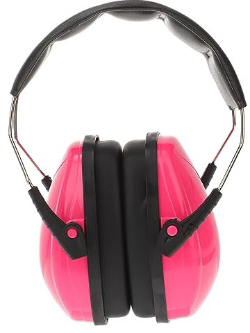 HOMSFOU Rosa Gehörschutzkapseln für Kinder, Lärmschutz 35 Db Snr