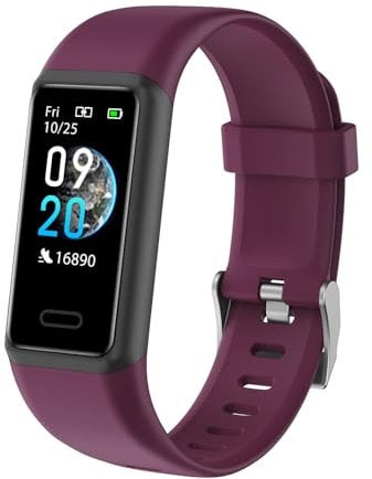 Cloudpoem Fitness Tracker with Heart Rate Sleep Monitor Step/Calories Counter,IP68 Waterproof Fitness Watch with Pedometer for Women Men,SMS/SNS/Phone Call Notification for Android iOS Smartphones