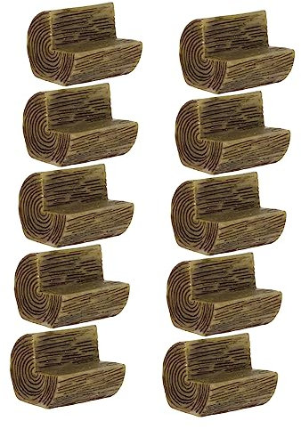 VILLFUL 10stücke Mini Display Basis Für Micro-Szene Dekoration Mini Figuren Display DIY Bastelarbeiten Aus Robustem Harzmaterial Bruchfest Und Langlebig Für Heimwerkerprojekte