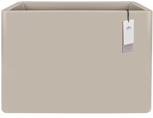 elho June Brick Divider 80 - Übertopf für Innen & Außen - Raumtrenner - 100% Recyceltem Plastik - L 29.5 x B 79.0 x H 59.0 cm - Beige/Balanced Beige