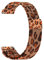Amzpas Edelstahl Mesh Uhrenarmband 22mm 20mm 19mm 18mm Metall Ersatz Armband Magnetverschluss Smartwatch Schnellverschluss Watch Uhren Ersatzband Für Damen Herren(20mm,Leopard)