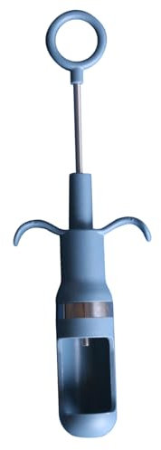 Entkerner für rote Datteln, Entkerner und Entkerner, Edelstahl-Entkerner, multifunktionaler ergonomischer Obstentkerner, tragbarer Kirschentkerner (Blue)