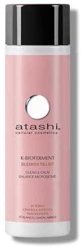 Atashi Blemish Relief Beruhigender Gesichtsreiniger für empfindliche Haut, regeneriert, spendet Feuchtigkeit und schützt vor äußeren Einflüssen, mit Ectoin, Centella Asiatica und Niacinamid, 250 ml