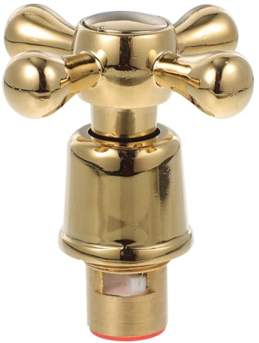 Lurrose Wasserhahngriff Kreuzgriff 1/2 Zoll Für Kalt- Und Heißwasserhähne Ersatzgriff Für Badezimmer- Wannen- Und Küchenarmaturen Mit Standardanschluss Und Kreuzkopf-Design