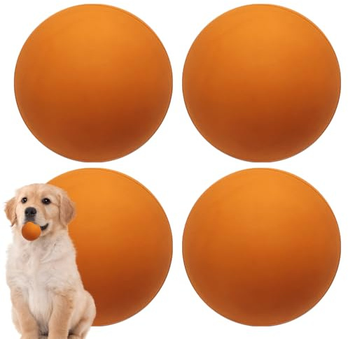 Squash Ball Anfänger - 4 Pack Hohe Elastizität Kleine Gummibälle Für Kinder Und Erwachsene | Hohe Sichtbarkeit Hohl Squash Balls Für Outdoor-Sportarten, Professionelles Training, Übung, Indoo