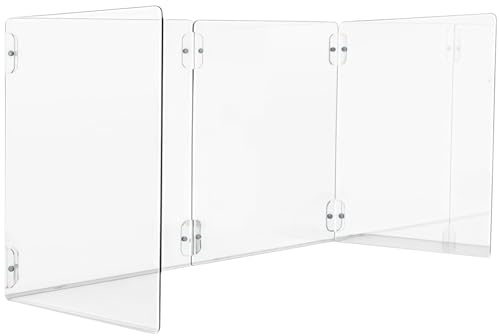 yeeplant Acryl-Spritzschutz, 4 Stück, Herd-Kochschutz, hitzebeständig, Induktionskochfeld-Schutzhülle, einfache Montage und Lagerung, transparentes Design, verschiedene Herdarten passen