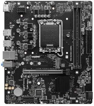 motherboard Fit For MSI PRO H610M-S DDR4 INTEL H610 Supporta processori Intel Core di 14a/13a/12a generazione Pentium Gold e scheda madre Celeron LGA 1700