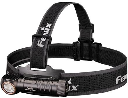 Fenix HM61R V3.0 Wiederaufladbare Outdoor-Stirnlampe | 1800 Lumen | 195 m | 300 Stunden max | Fernlicht, Flutlicht, roter Licht/Blitz | Magnetfuß | IP68