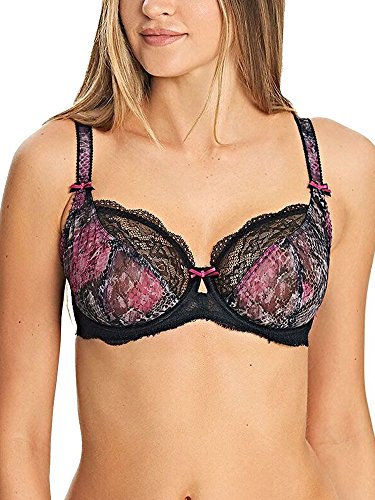 Freya Womens Rebel Rebel Underwire Balcony K Cup Bra, 28GG, Sour Cherry
