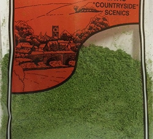 Melody Jane Dolls House Mid Green Coarse Grass Garden Scenic Scatter 6s