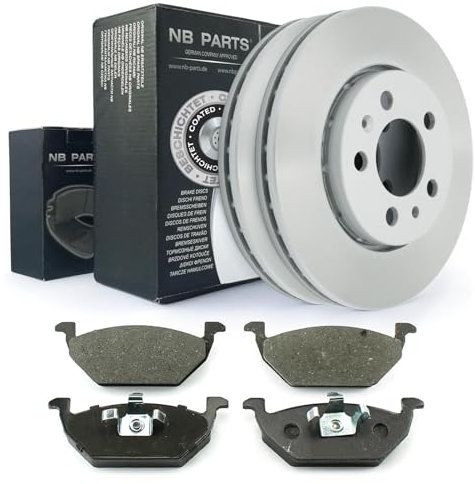 NB PARTS Bremsscheiben 256mm Bremsbeläge vorne passend für Audi A1 8X A3 8L Seat Skoda VW Golf 4