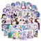 ALTcompluser 50 pezzi anime re:Zero Starting Life in Another World Stickers Rem Ram adesivi impermeabili in vinile per laptop, Macbook, bagagli, skateboard