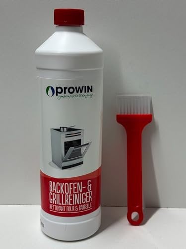 ProWIN Nettoyant pour four et barbecue 1 l + pinceau