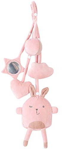 roba Spielset 'Lil Cutie Lily' - 5 Spielfiguren zum Anhängen an Spiel- & Montessori Spielbogen - Activity Spielzeug zum Aufhängen - Rosa