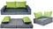 millybo Kindersofa Kindercouch Kindermatratze Minicouch Set + 2 Kissen viele Muster (KKA1)